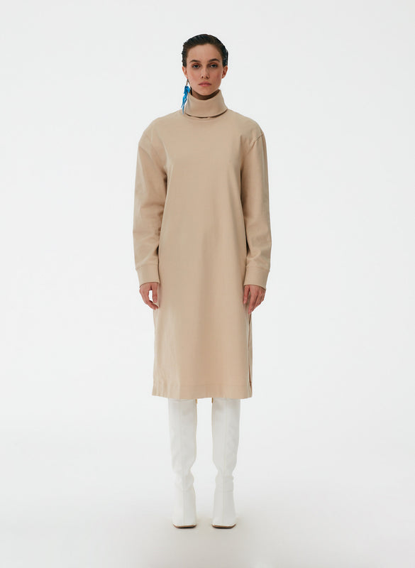 Punto Milano Turtleneck T-Shirt Dress