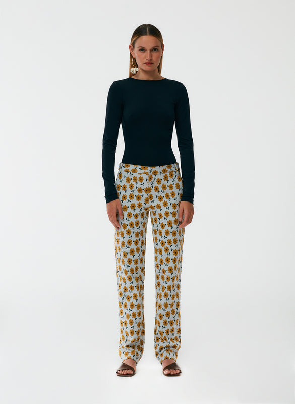 Flora Jacquard Elfie Trouser