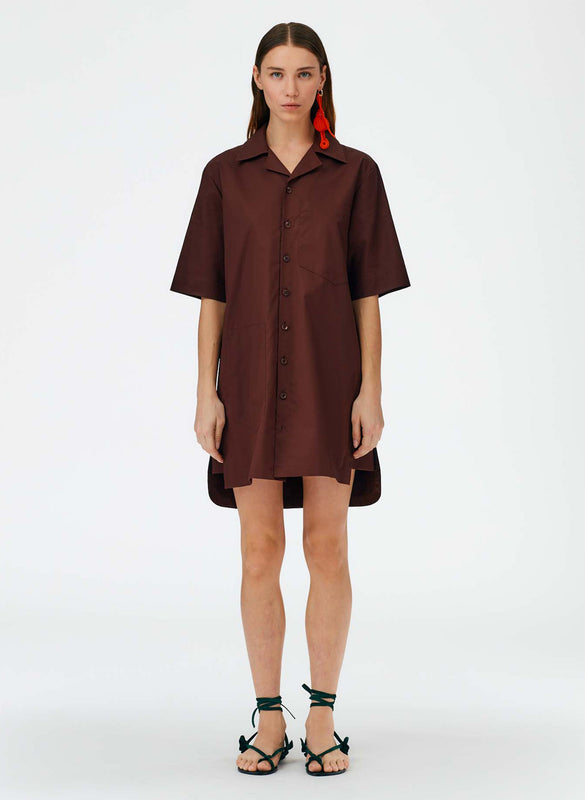 Eco Poplin Camp Dress