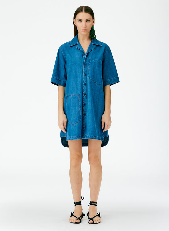 Summer Denim Camp Dress