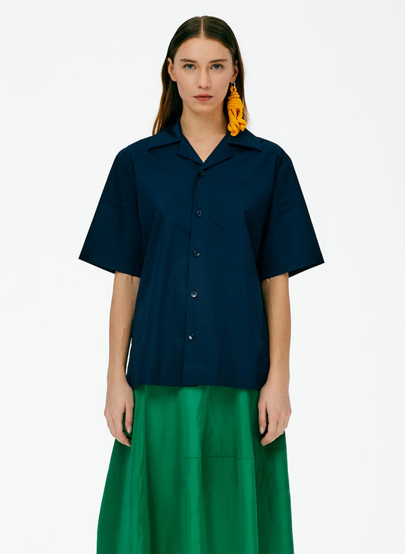 Eco Poplin Camp Shirt