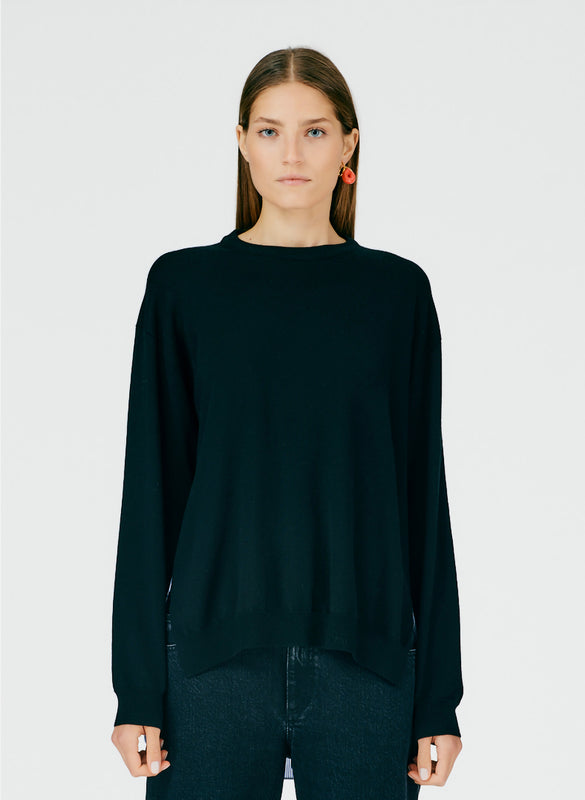 Merino Wool Sweater Combo Pullover