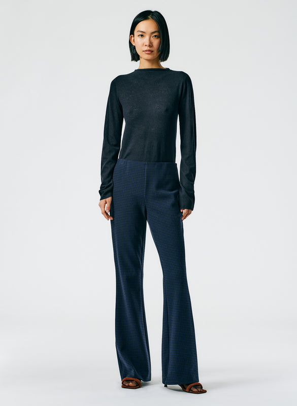 Camille Check Ali Fluid Pant