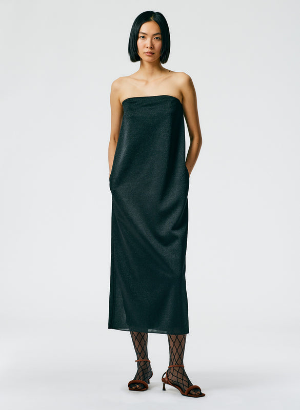 Lurex Haze Strapless Dress