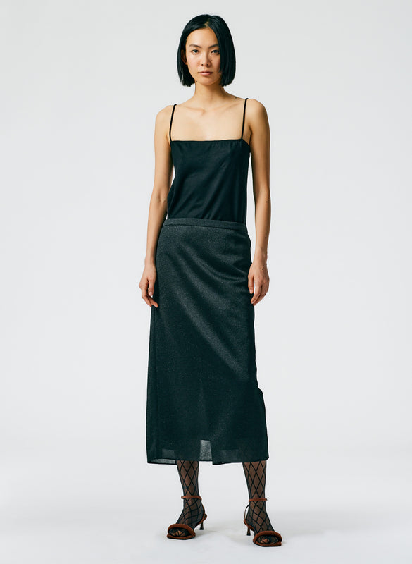 Lurex Haze Pencil Skirt