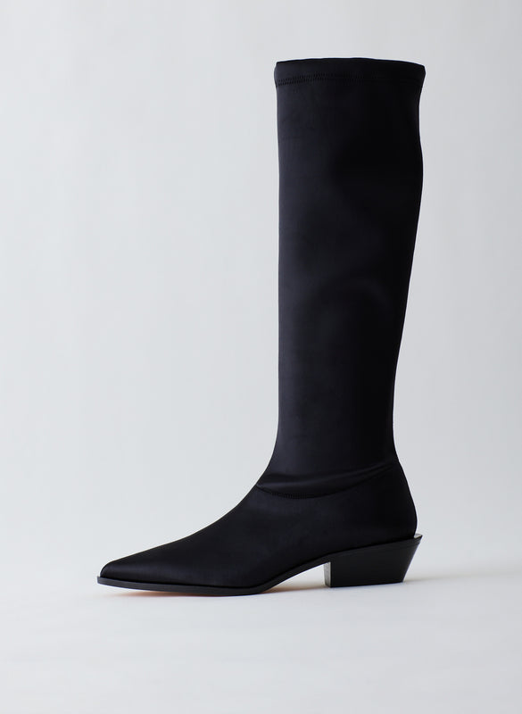 Satin Stretch Bronson Boot - Narrow Calf