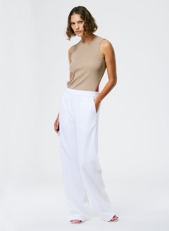 Active Knit Wide Leg Pull On Pant