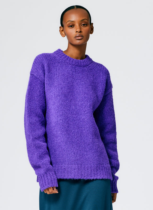 Airy Alpaca Crewneck Pullover