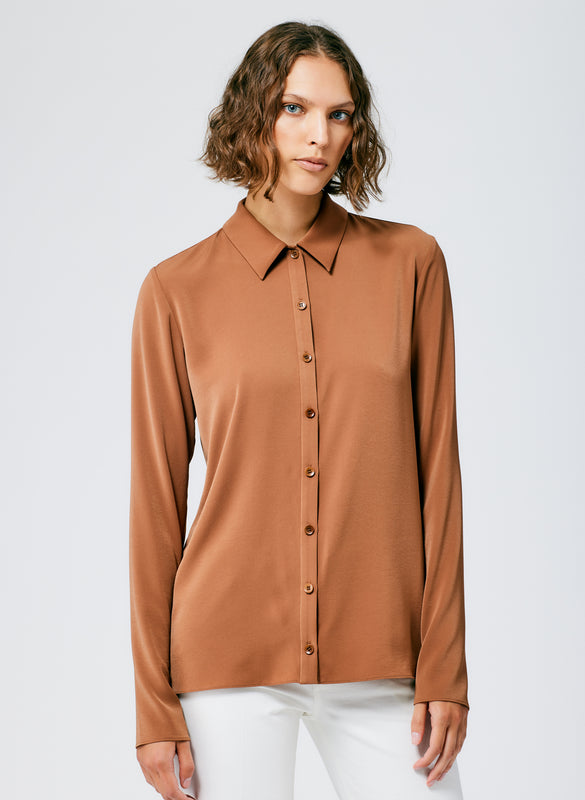 Soft Drape Slim Shirt