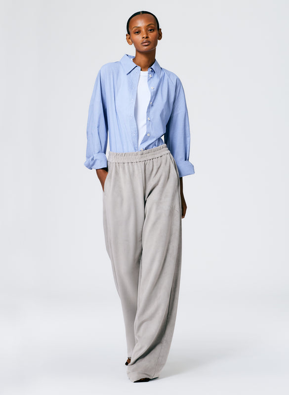 Ultrasuede Wide Leg Pull On Pant