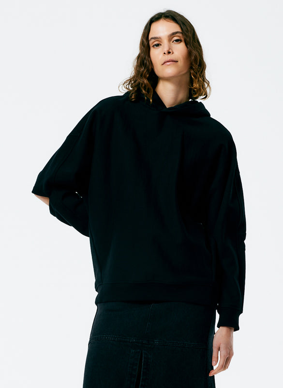 Hooded Cocoon Sweatshirt