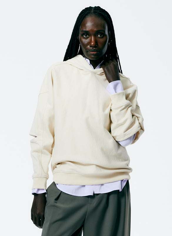 Hooded Cocoon Sweatshirt