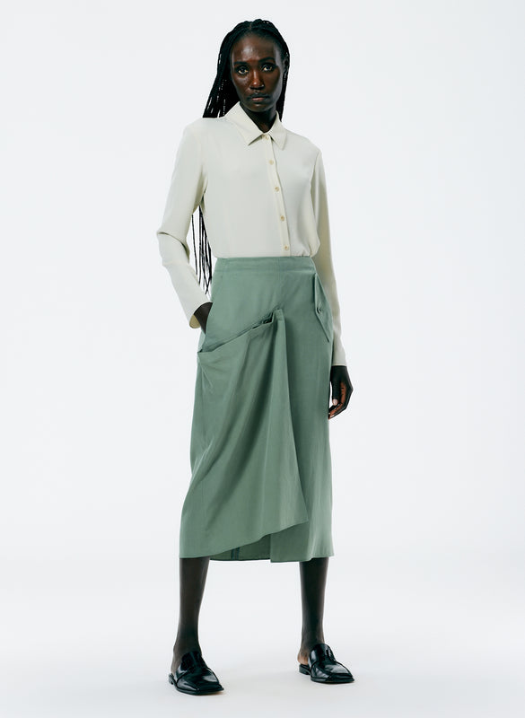 Lancaster Lyocell Draped Skirt