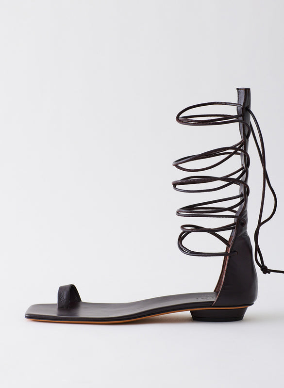 Cassius Lace-Up Long Sandal